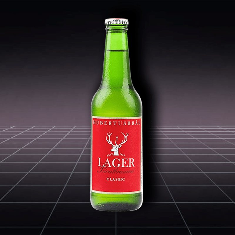 Hubertus-Bräu-Lager-B10 Lager - Hubertus Bräu Bier B10